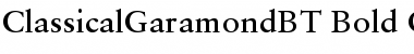 Classical Garamond Bold Font