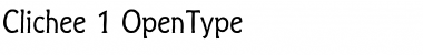 Clichee Regular Font Clichee Regular Font