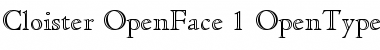 Cloister Open Face Font