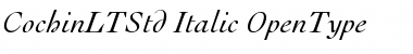 Cochin LT Std Italic Font