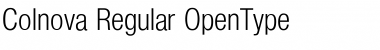 Colnova Regular Font Colnova Regular Font