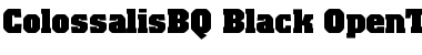 Colossalis BQ Font