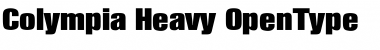 Colympia Heavy Font