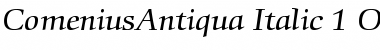 Comenius Antiqua Italic Font