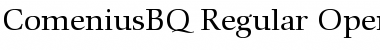 Comenius BQ Font