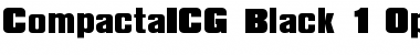 CompactaICG Black Font