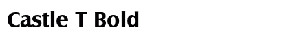 Castle T Bold Preview