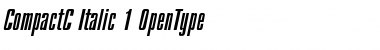 CompactC Italic Font