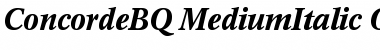 Concorde BQ Regular Font