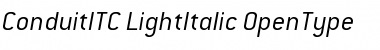 ConduitITC Font