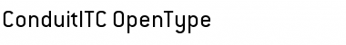 ConduitITC Regular Font