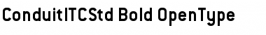 ConduitITCStd Bold Font