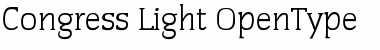 Congress-Light Font