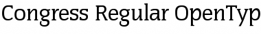 Congress-Regular Font