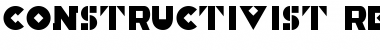 Constructivist Regular Font