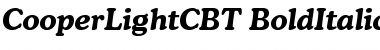 CooperLightC BT Font