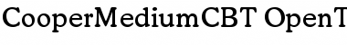 CooperMediumC BT Font