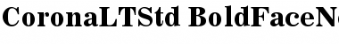 Corona LT Std Bold Face No. 2 Font