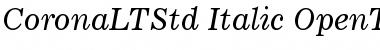 Corona LT Std Font