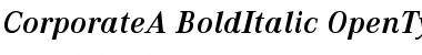 Corporate A Font