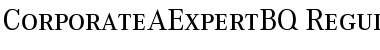 Corporate A Expert BQ Regular Font