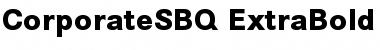 Corporate S BQ Font