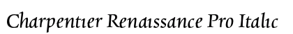 Charpentier Renaissance Pro Italic preview