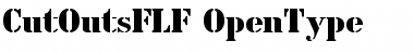 CutOutsFLF Font