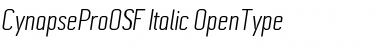 Cynapse Pro OSF Italic Font