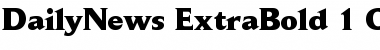 Jaeger Daily News Extra Bold Font