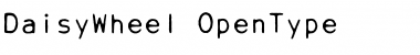Download DaisyWheel Font