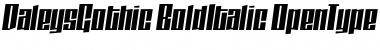 DaleysGothic Font