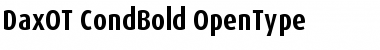 DaxOT CondBold Font