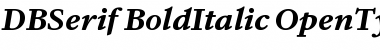 DB Serif Font