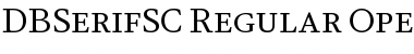 DB Serif SC Font