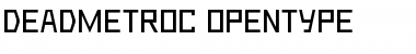 DeadMetroC Font