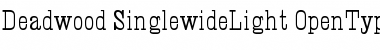 Deadwood Font