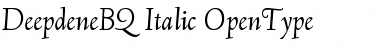 Deepdene BQ Regular Font