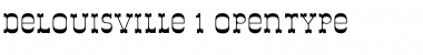 DeLouisville Font