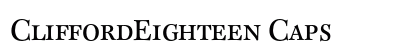 CliffordEighteen Caps preview