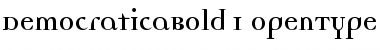 DemocraticaBold Font