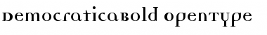 DemocraticaBold Font