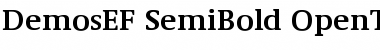 DemosEF Font