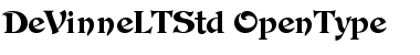 DeVinne LT Std Font