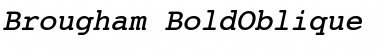 Brougham BoldOblique Font