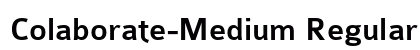 Colaborate-Medium Regular preview