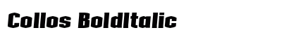 Collos BoldItalic Preview