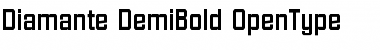 Diamante-DemiBold Regular Font