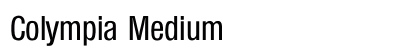 Colympia Medium Preview