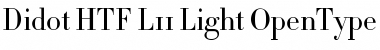 Didot HTF-L11-Light Font